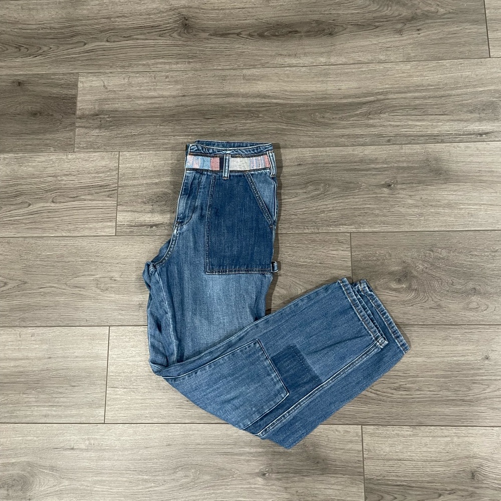 Anthropologie Pilcro & The Letterpress Women’s 28 Patchwork Boyfriend Jeans